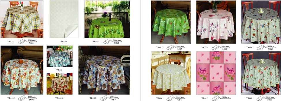 46-47 China Round Vinyl Table Covers Manufacturer